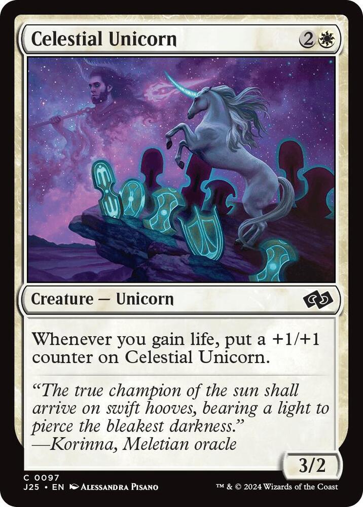 Celestial Unicorn 97 (Foundations Jumpstart)  | Good Games Adelaide SA