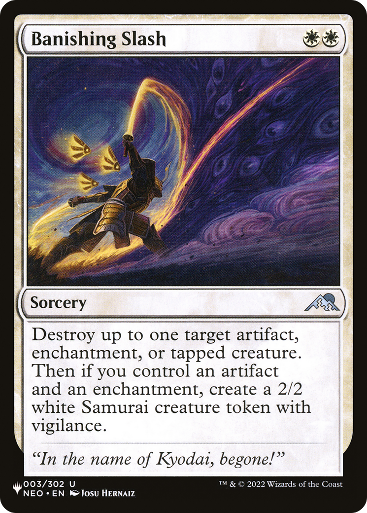 Banishing Slash [The List Reprints] | Good Games Adelaide SA