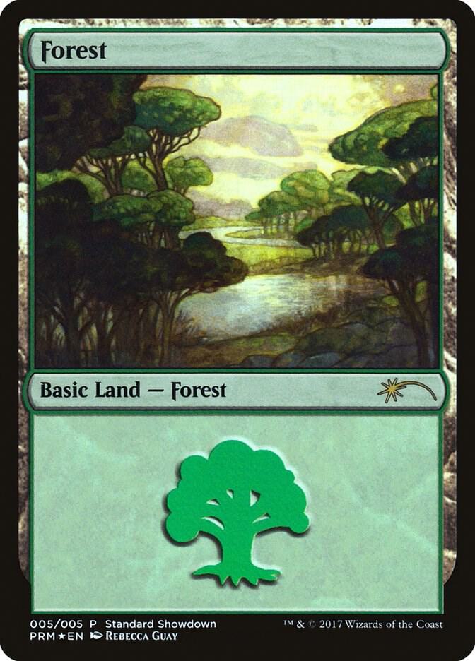 Forest 5 (Standard Showdown Promos)  - Foil | Good Games Adelaide SA