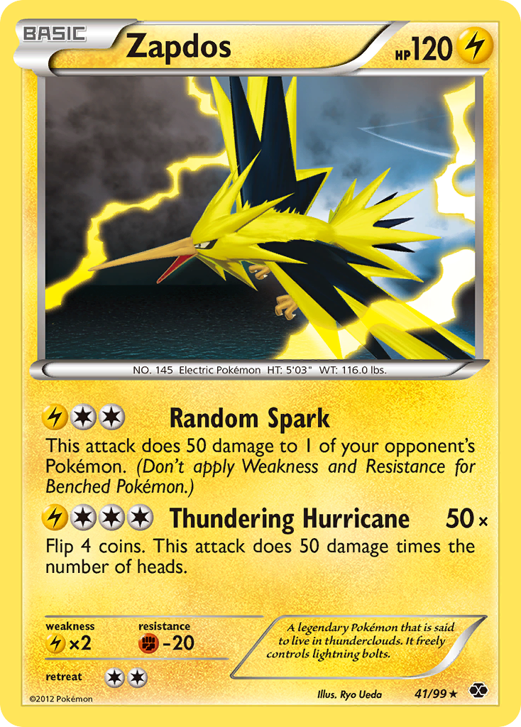 Zapdos (41/99) [Black & White: Next Destinies] | Good Games Adelaide SA