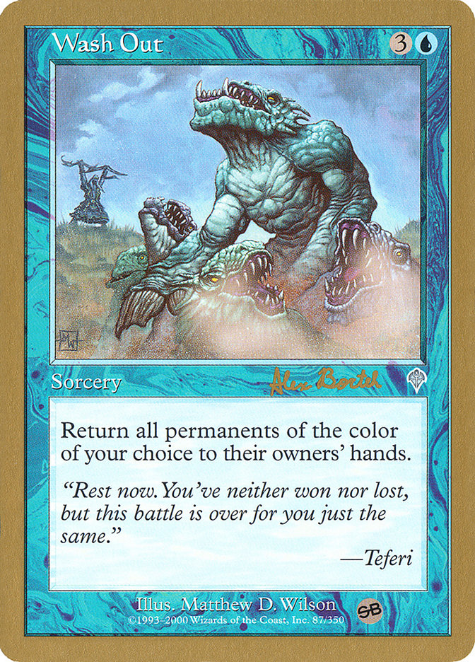Wash Out (Alex Borteh) (SB) [World Championship Decks 2001] | Good Games Adelaide SA