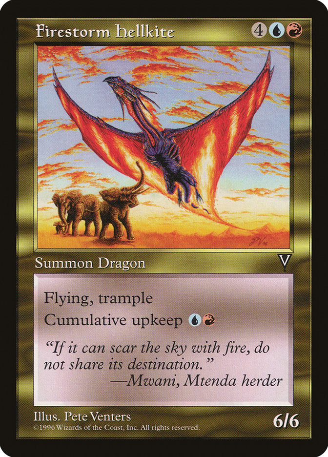 Firestorm Hellkite  (Visions)  | Good Games Adelaide SA