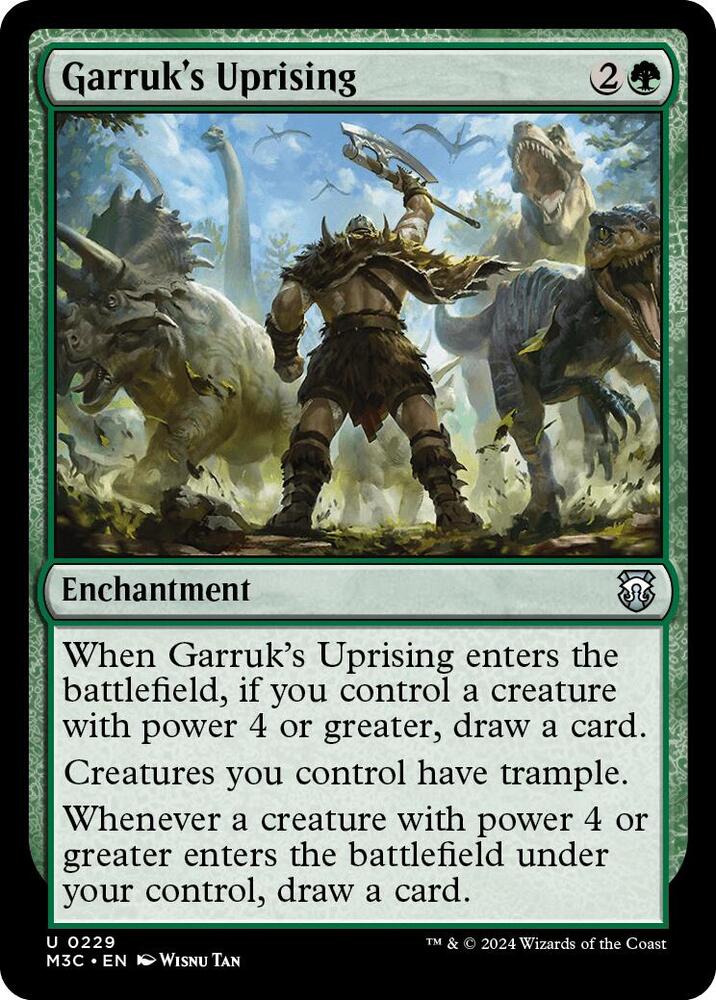 Garruk's Uprising 229/411 (Commander: Modern Horizons 3)  - Ripple Foil | Good Games Adelaide SA