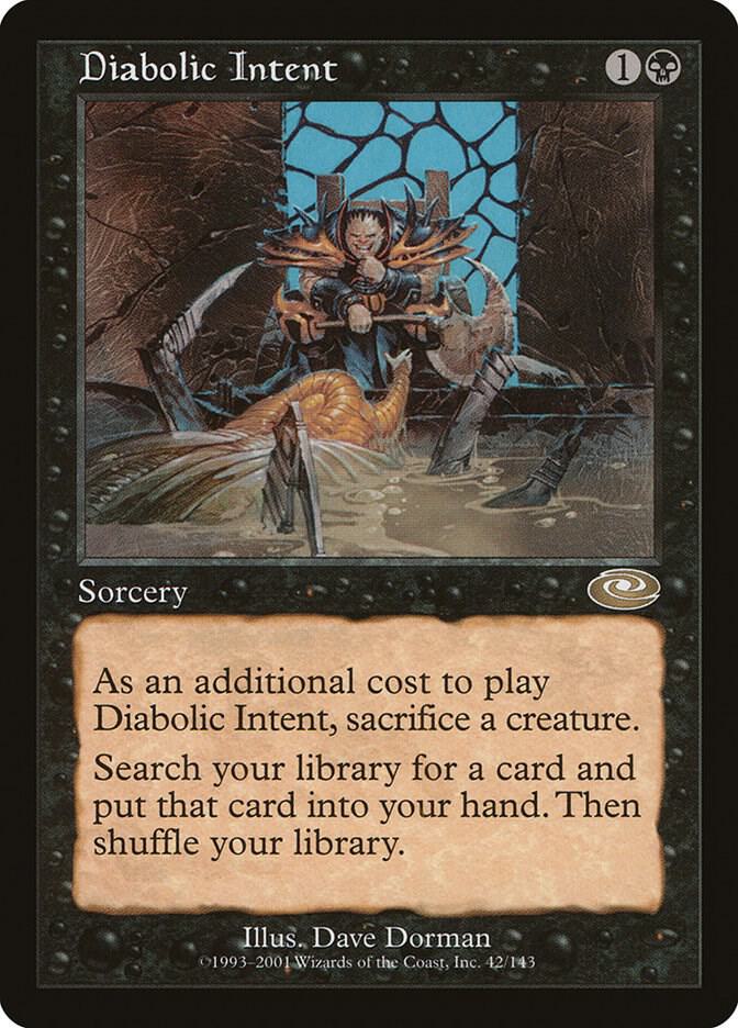 Diabolic Intent 42 (Planeshift)  - Foil | Good Games Adelaide SA