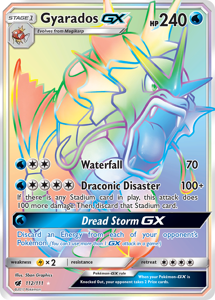 Gyarados GX (112/111) [Sun & Moon: Crimson Invasion] | Good Games Adelaide SA