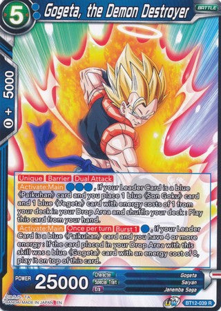 Gogeta, the Demon Destroyer [BT12-039] | Good Games Adelaide SA