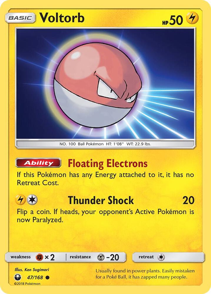 Voltorb 47/168 (SM - Celestial Storm)  | Good Games Adelaide SA