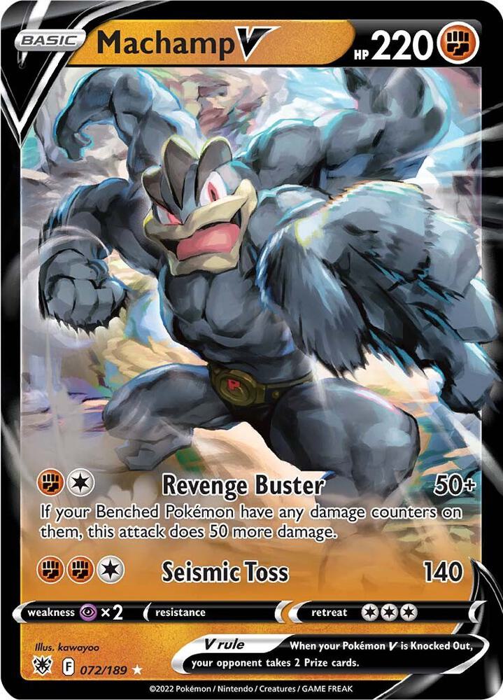 Machamp V 072/189 (SWSH10: Astral Radiance)  - Holofoil | Good Games Adelaide SA
