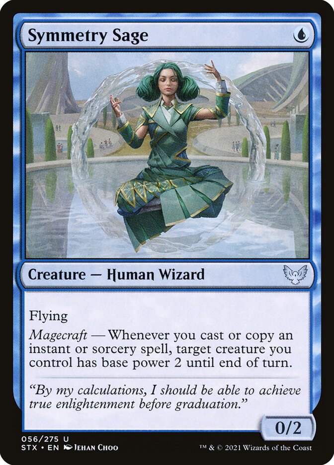 Symmetry Sage 56 (Strixhaven: School of Mages)  - Foil | Good Games Adelaide SA