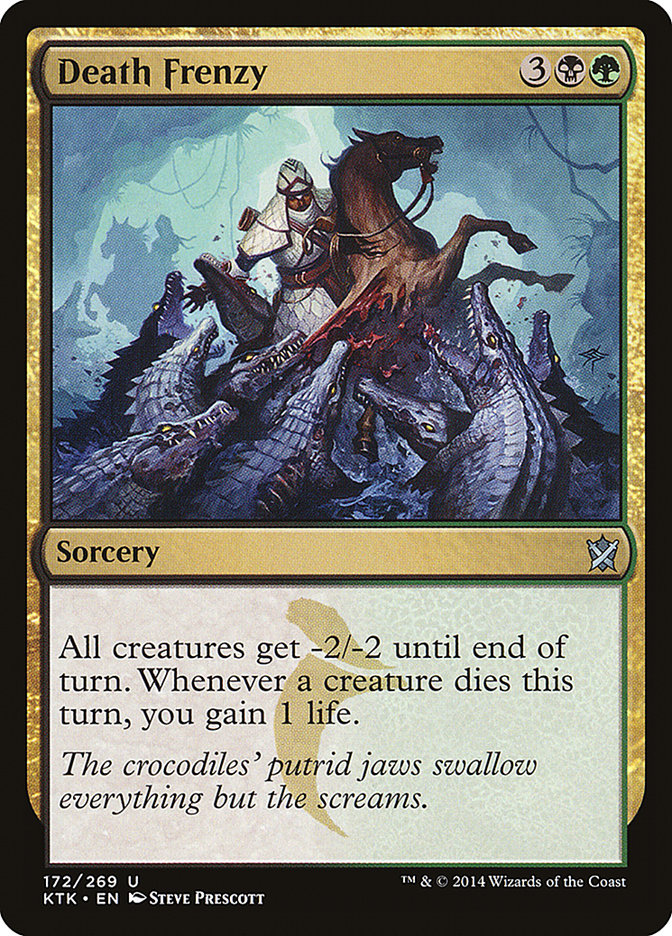 Death Frenzy 172 (Khans of Tarkir)  - Foil | Good Games Adelaide SA