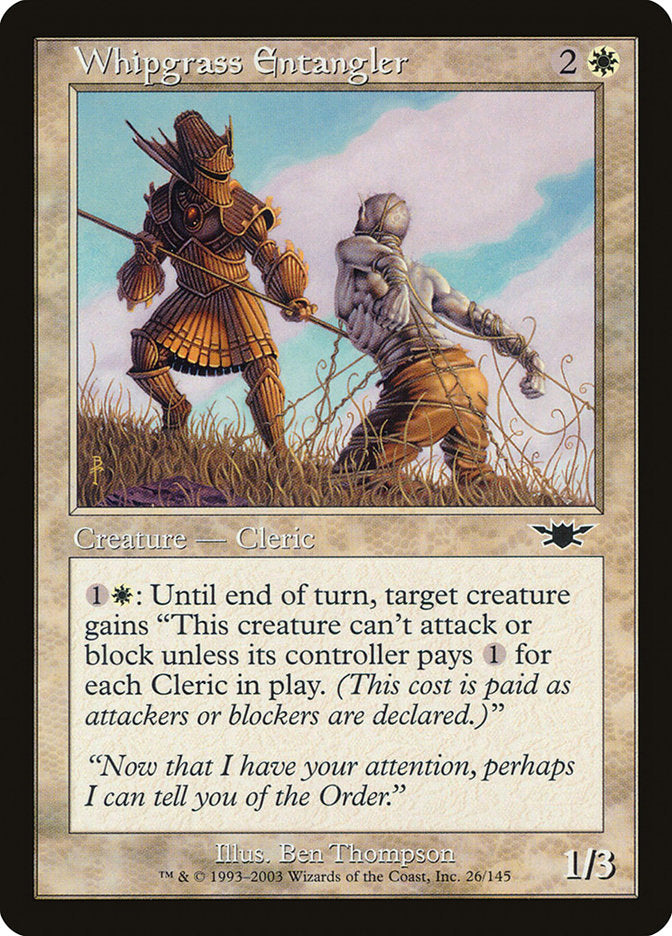 Whipgrass Entangler 26 (Legions)  - Foil | Good Games Adelaide SA