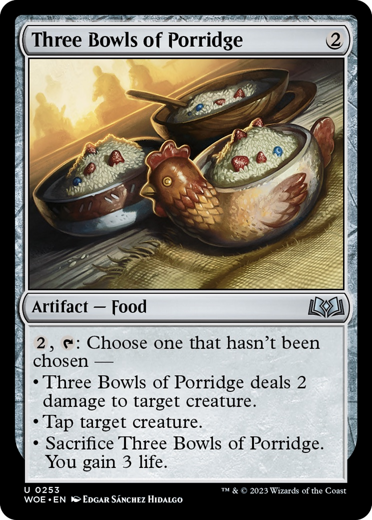 Three Bowls of Porridge [Wilds of Eldraine] | Good Games Adelaide SA