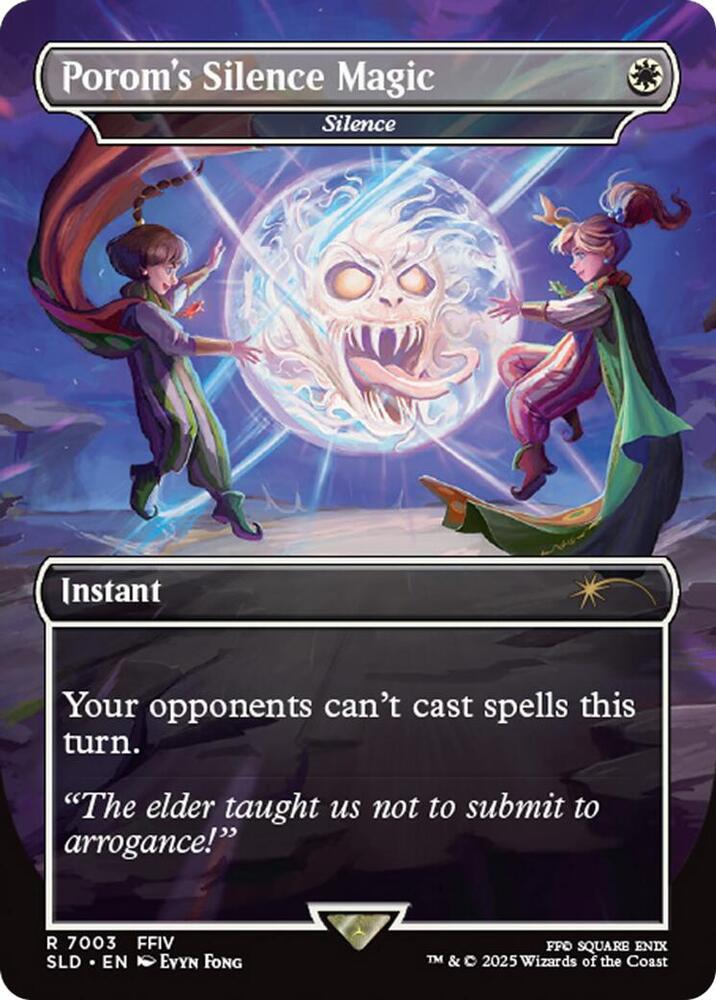 Poroms Silence Magic Silence 7003 (Secret Lair Drop Series)  | Good Games Adelaide SA