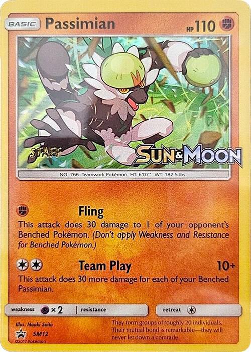 Passimian Prerelease Staff SM12 (SM Promos)  - Holofoil | Good Games Adelaide SA