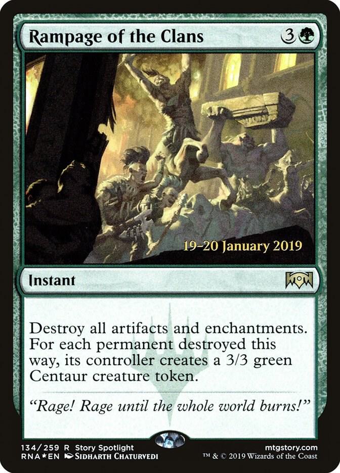 Rampage of the Clans 134 (Prerelease Cards)  - Foil | Good Games Adelaide SA