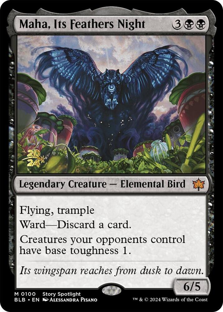 Maha Its Feathers Night 100 (Prerelease Cards)  - Foil | Good Games Adelaide SA
