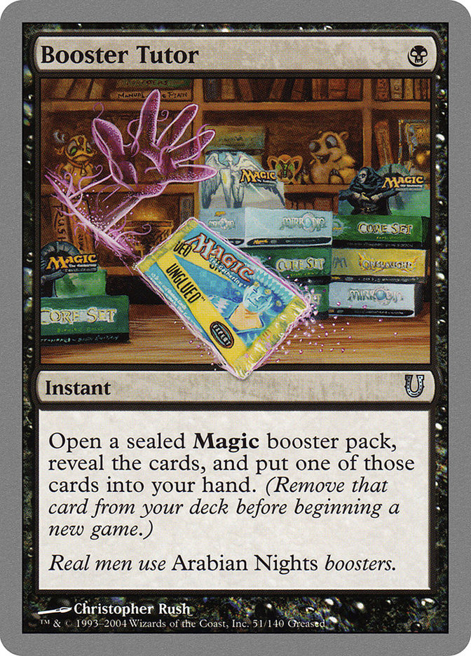 Booster Tutor [Unhinged] | Good Games Adelaide SA