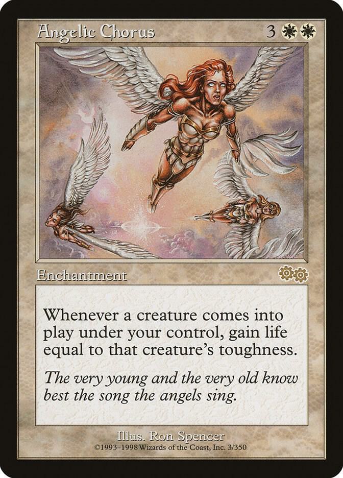 Angelic Chorus 3 (Urza's Saga)  | Good Games Adelaide SA