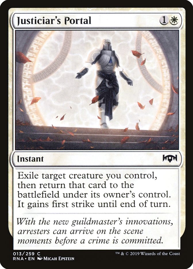 Justiciar's Portal [Ravnica Allegiance] | Good Games Adelaide SA