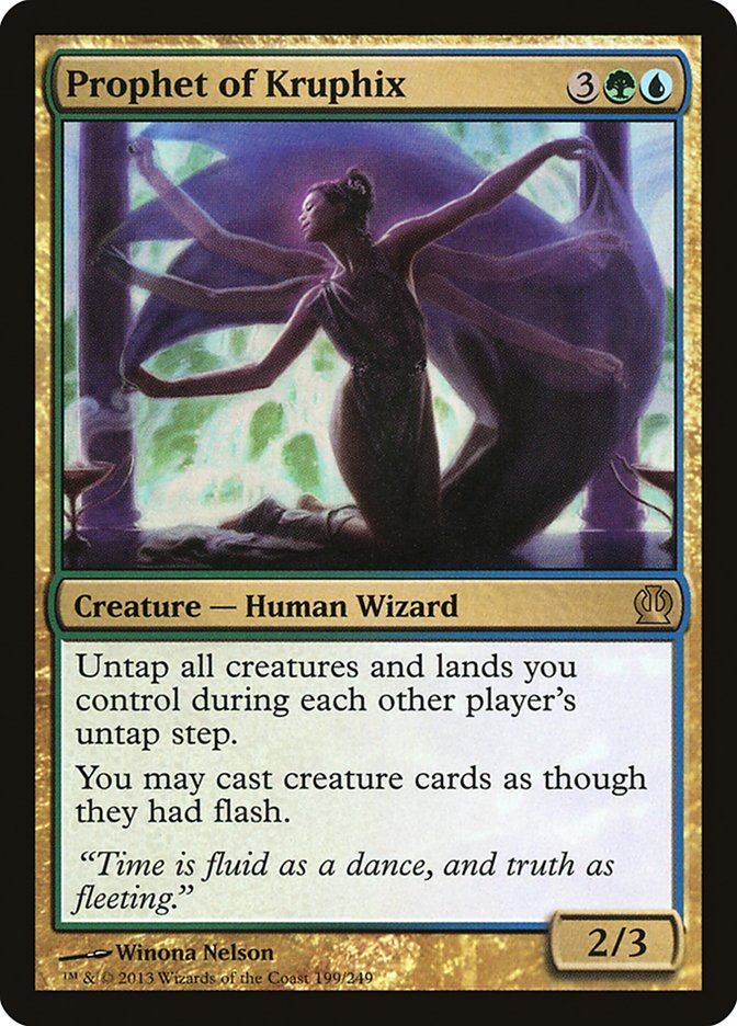 Prophet of Kruphix 199 (Theros)  - Foil | Good Games Adelaide SA