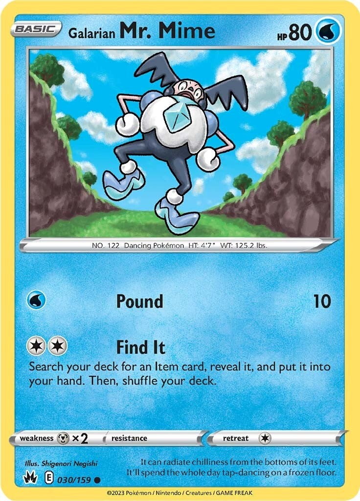Galarian Mr. Mime (030/159) [Sword & Shield: Crown Zenith] | Good Games Adelaide SA
