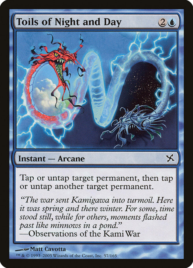 Toils of Night and Day 57 (Betrayers of Kamigawa)  - Foil | Good Games Adelaide SA