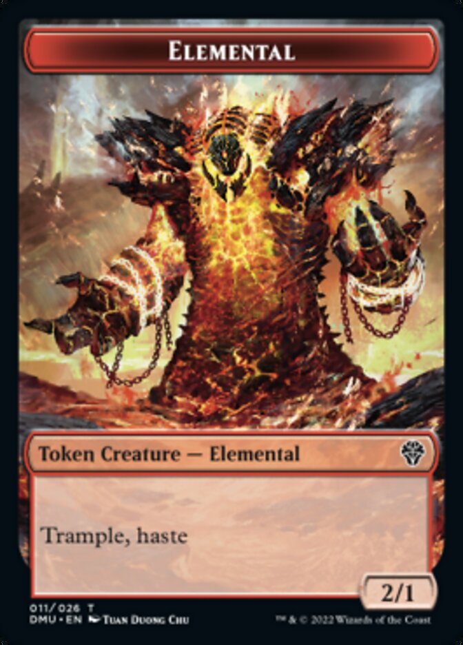Elemental Token [Dominaria United Tokens] | Good Games Adelaide SA