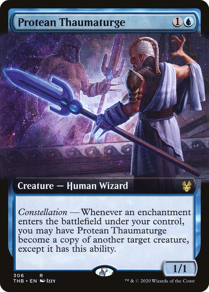 Protean Thaumaturge Extended Art 306 (Theros Beyond Death)  | Good Games Adelaide SA