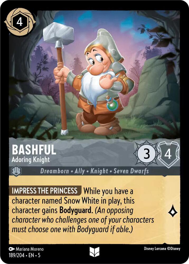 Bashful Adoring Knight 189/204 (Shimmering Skies)  - Cold Foil | Good Games Adelaide SA