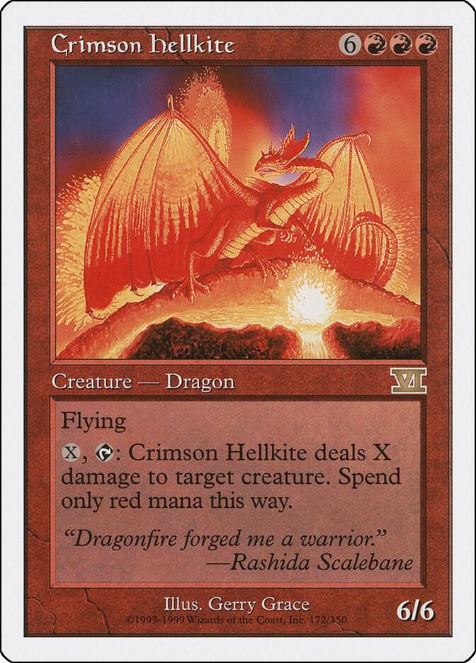 Crimson Hellkite 172 (Classic Sixth Edition)  | Good Games Adelaide SA