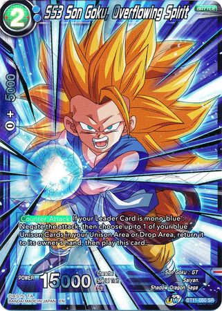 SS3 Son Goku, Overflowing Spirit [BT11-050] | Good Games Adelaide SA