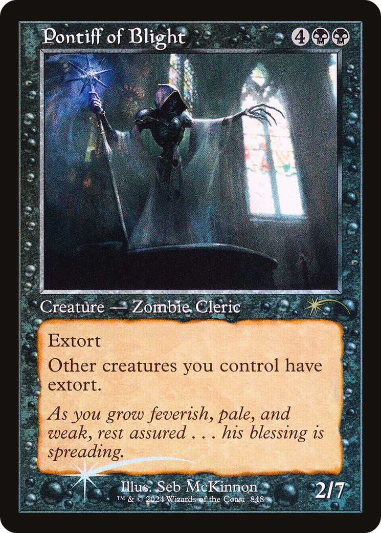 Pontiff of Blight (Retro Frame) [Secret Lair Drop Series] | Good Games Adelaide SA