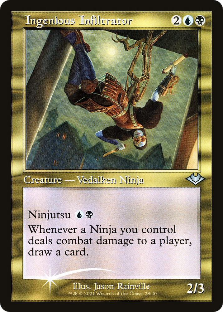 Ingenious Infiltrator 28/40 (Modern Horizons)  - Retro Foil | Good Games Adelaide SA