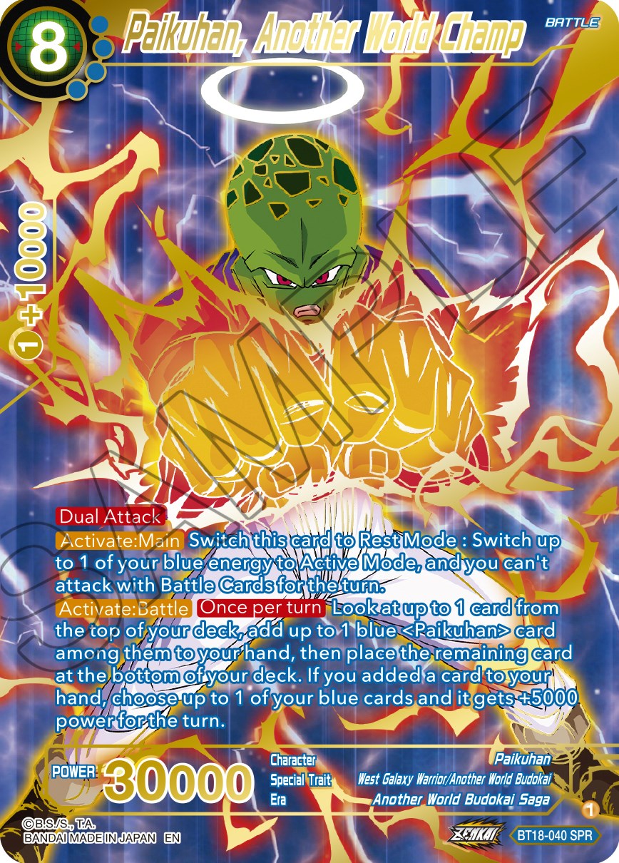 Paikuhan, Another World Champ (BT18-040) [Dawn of the Z-Legends] | Good Games Adelaide SA