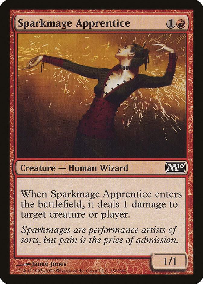 Sparkmage Apprentice 158 (Magic 2010 (M10))  - Foil | Good Games Adelaide SA