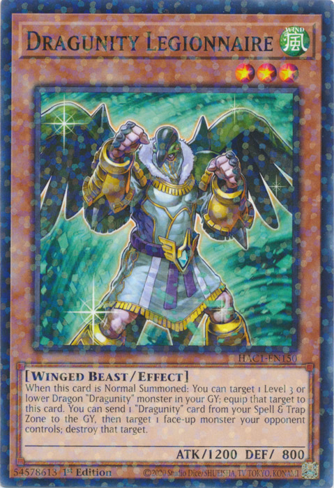 Dragunity Legionnaire (Duel Terminal) [HAC1-EN150] Common | Good Games Adelaide SA