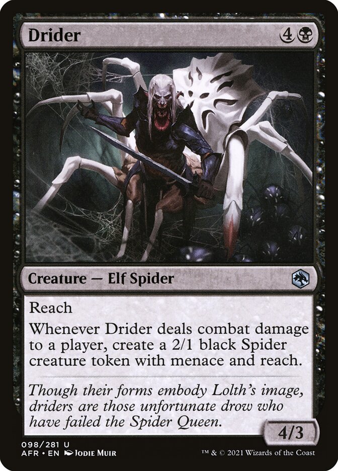 Drider 98 (Adventures in the Forgotten Realms)  - Foil | Good Games Adelaide SA