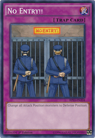 No Entry!! [BP03-EN204] Common | Good Games Adelaide SA