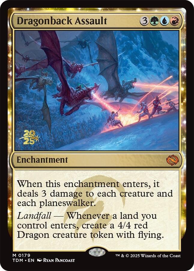 Dragonback Assault 179 (Prerelease Cards)  - Foil | Good Games Adelaide SA