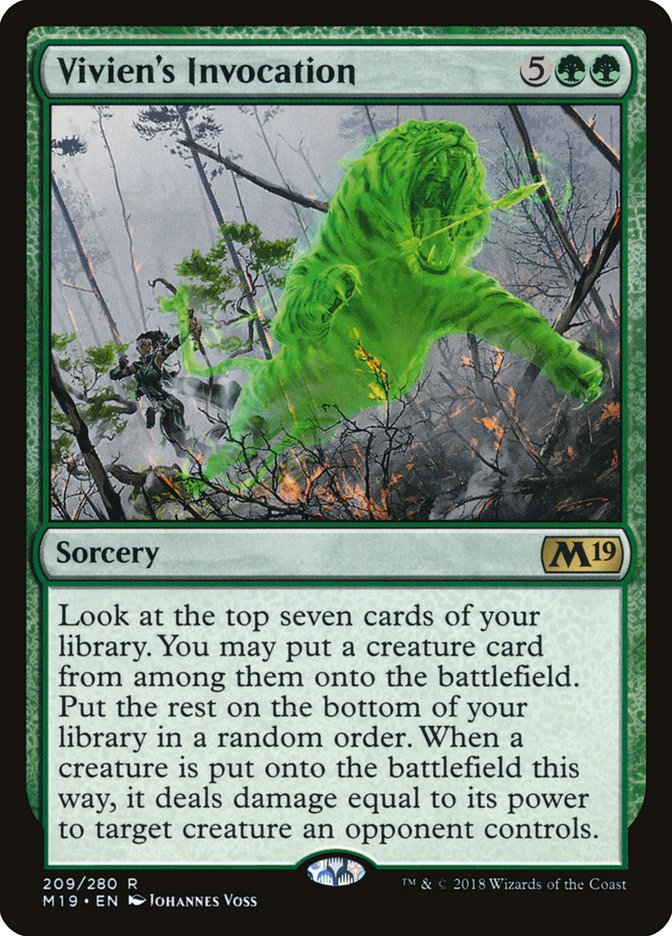 Vivien's Invocation 209 (Core Set 2019)  - Foil | Good Games Adelaide SA