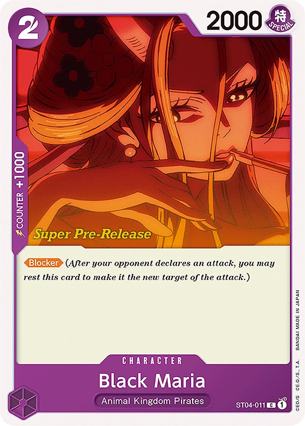 Black Maria [Super Pre-Release Starter Deck: Animal Kingdom Pirates] | Good Games Adelaide SA