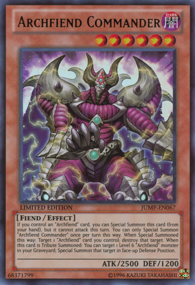 Archfiend Commander [JUMP-EN067] Ultra Rare | Good Games Adelaide SA