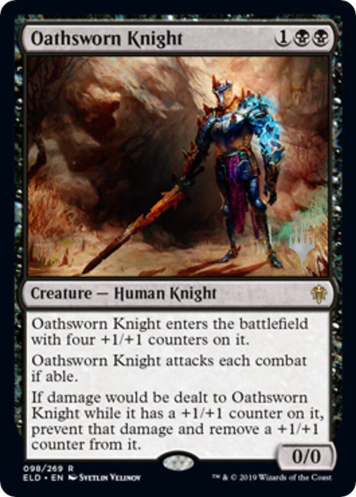 Oathsworn Knight 98 (Promo Pack: Throne of Eldraine)  - Foil | Good Games Adelaide SA
