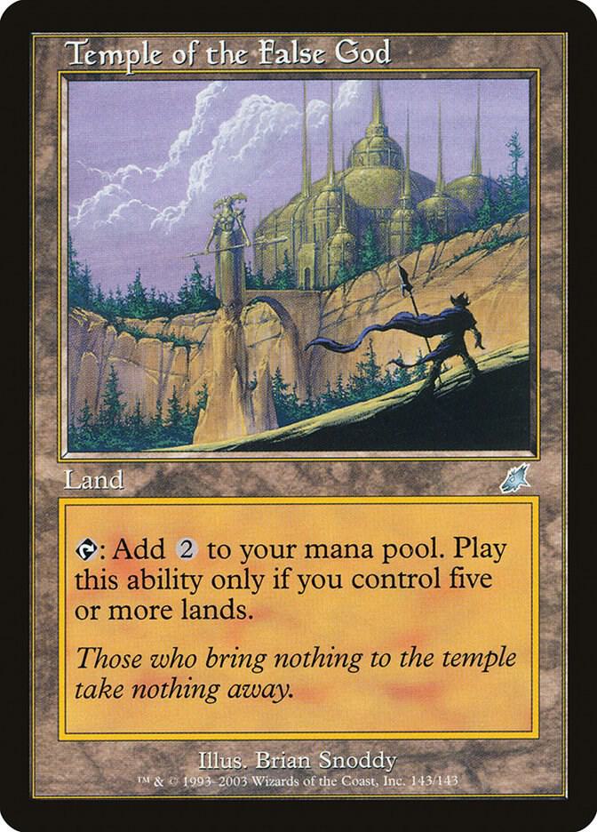 Temple of the False God 143 (Scourge)  - Foil | Good Games Adelaide SA