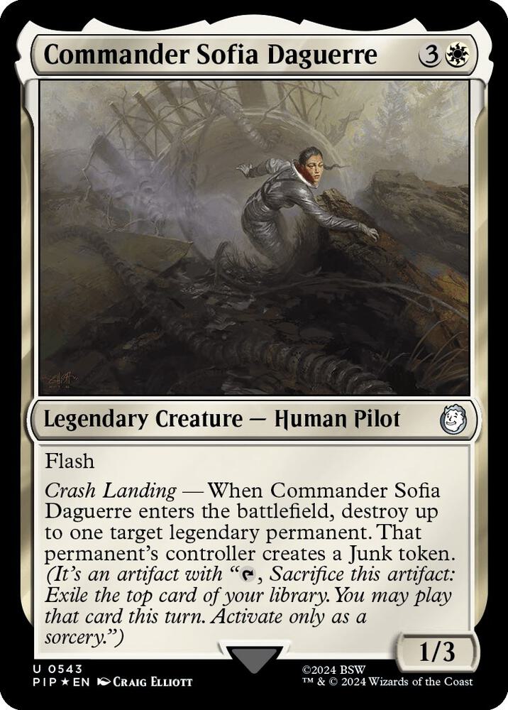 Commander Sofia Daguerre Surge Foil 543 (Universes Beyond: Fallout)  - Foil | Good Games Adelaide SA