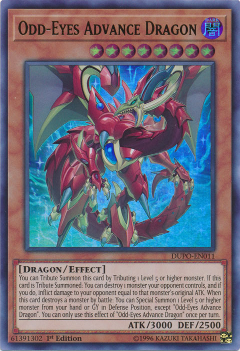 Odd-Eyes Advance Dragon [DUPO-EN011] Ultra Rare | Good Games Adelaide SA
