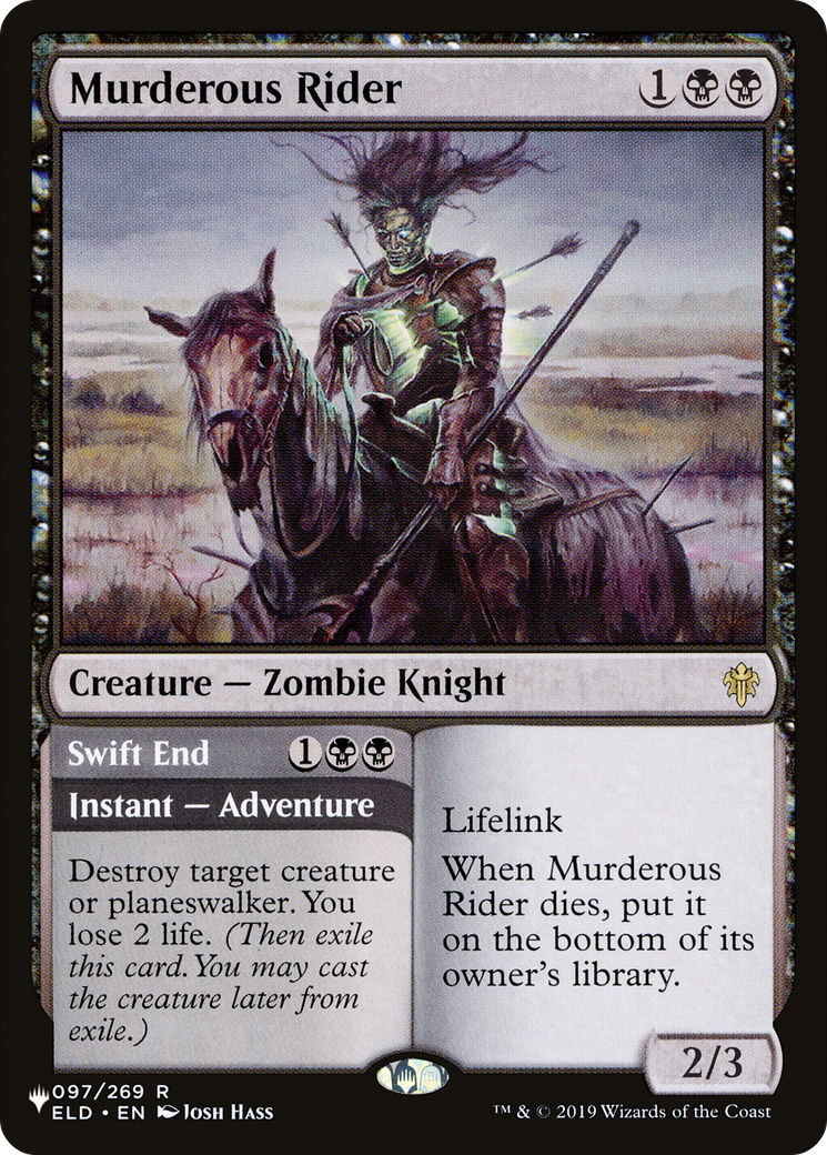 Murderous Rider [The List Reprints] | Good Games Adelaide SA