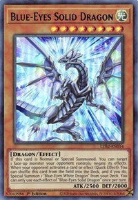 Blue-Eyes Solid Dragon (Blue) [LDS2-EN014] Ultra Rare | Good Games Adelaide SA