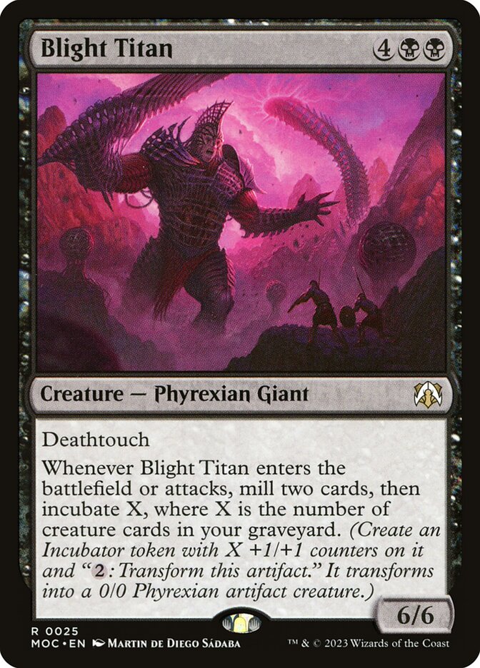 Blight Titan 25 (Commander: March of the Machine)  | Good Games Adelaide SA