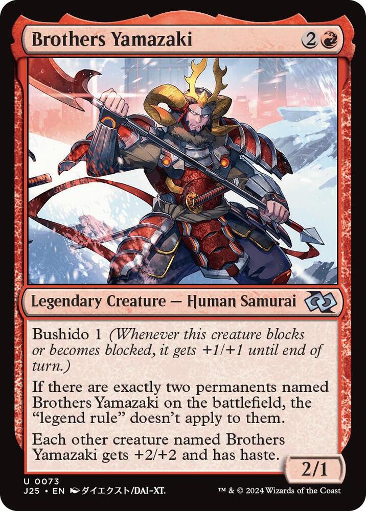 Brothers Yamazaki 73 (Foundations Jumpstart)  | Good Games Adelaide SA